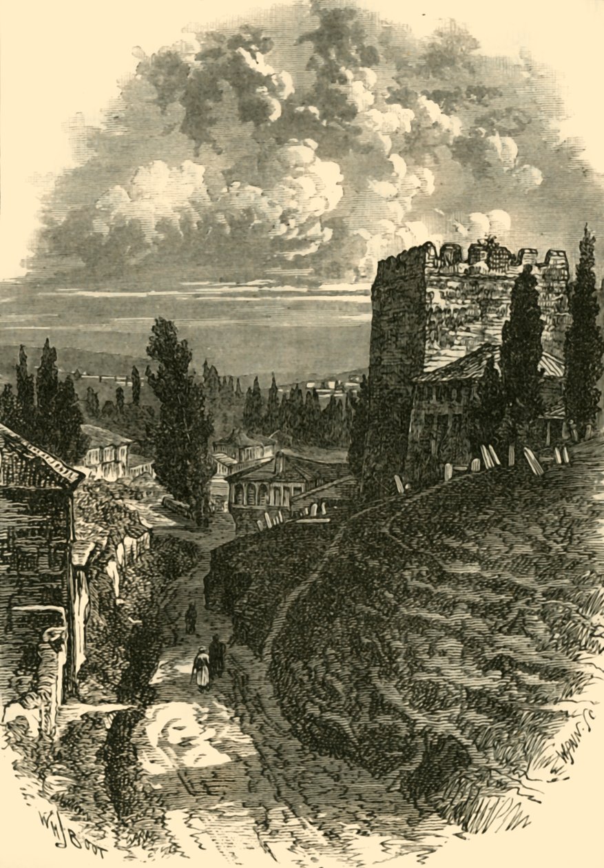 Eski Duvarlar, Konstantinopolis, c4. yüzyıl, 1890. by Unbekannt