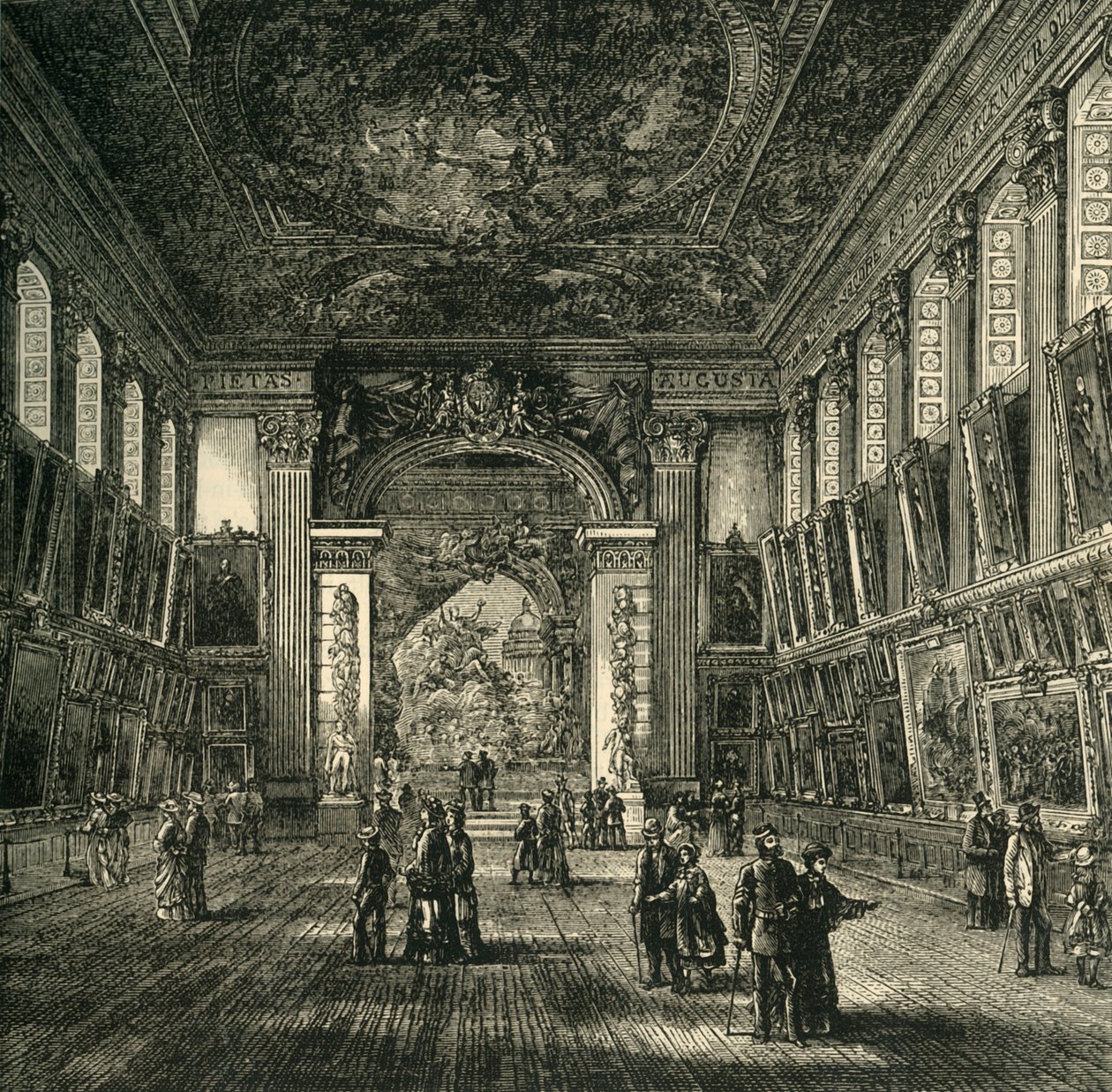 Boyalı Salon, Greenwich Hastanesi, c1878. by Unbekannt