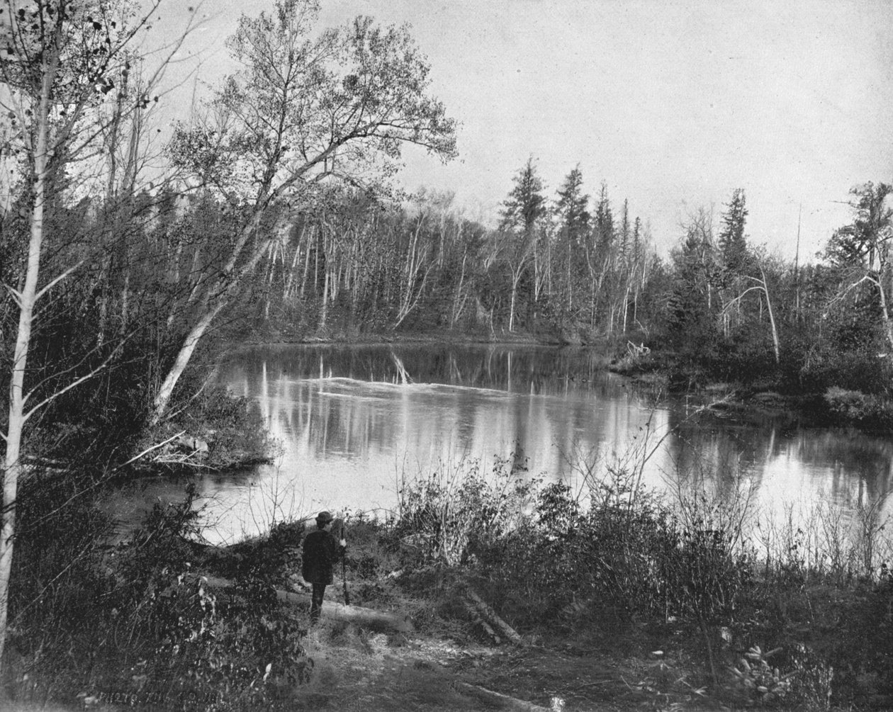 Peshtigo Nehri, Wisconsin, ABD, c1900. by Unbekannt