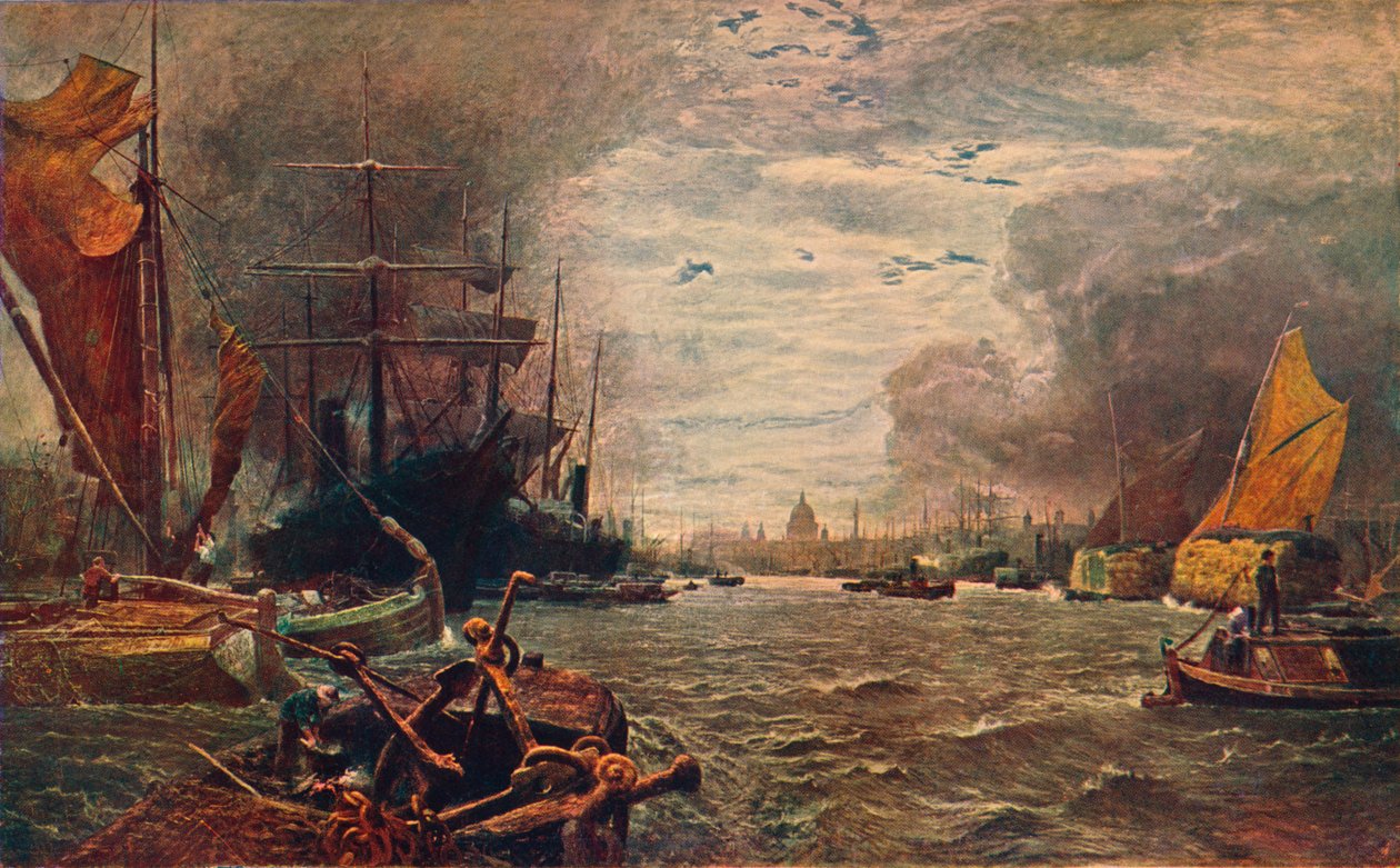 Londra Havuzu, 1888 1906 by Unbekannt