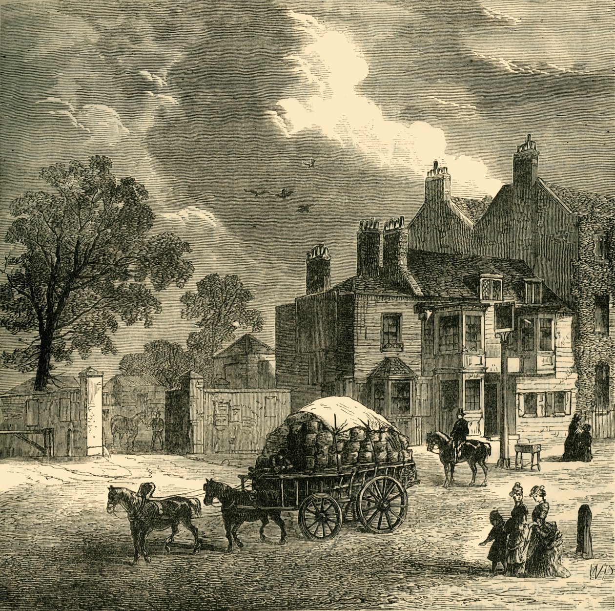 Kızıl İnek Hanı, Hammersmith, c1878. by Unbekannt