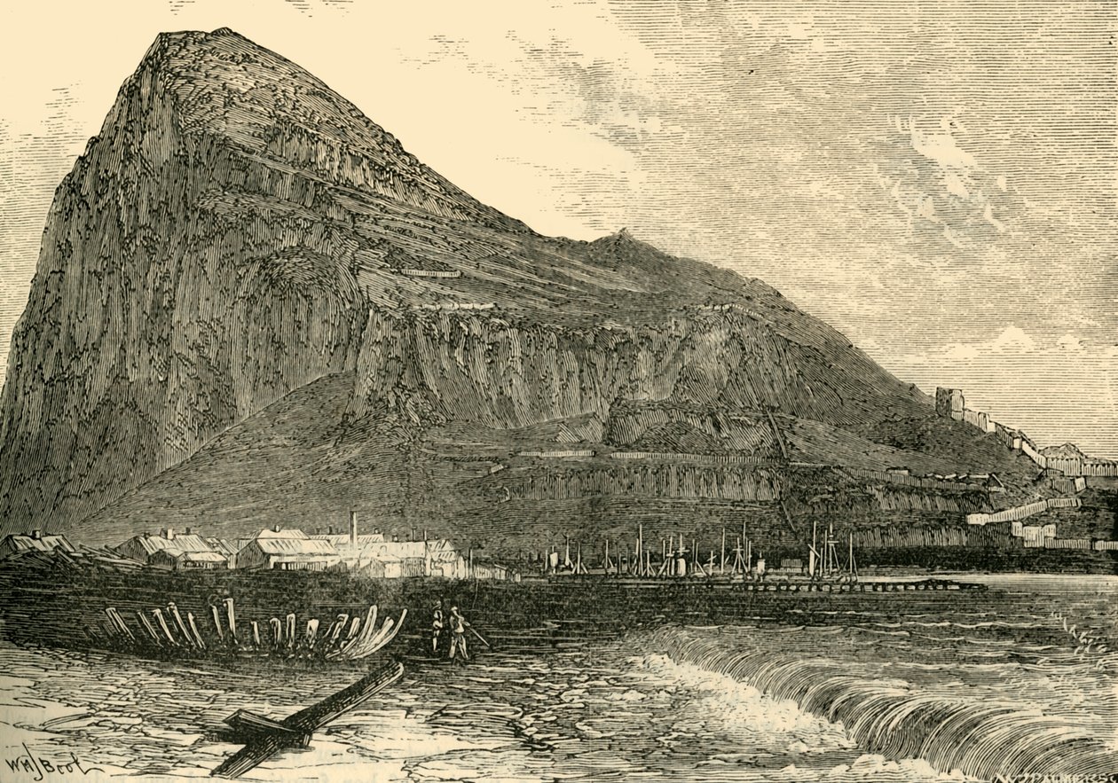 Cebelitarık Kayası, 1890. by Unbekannt