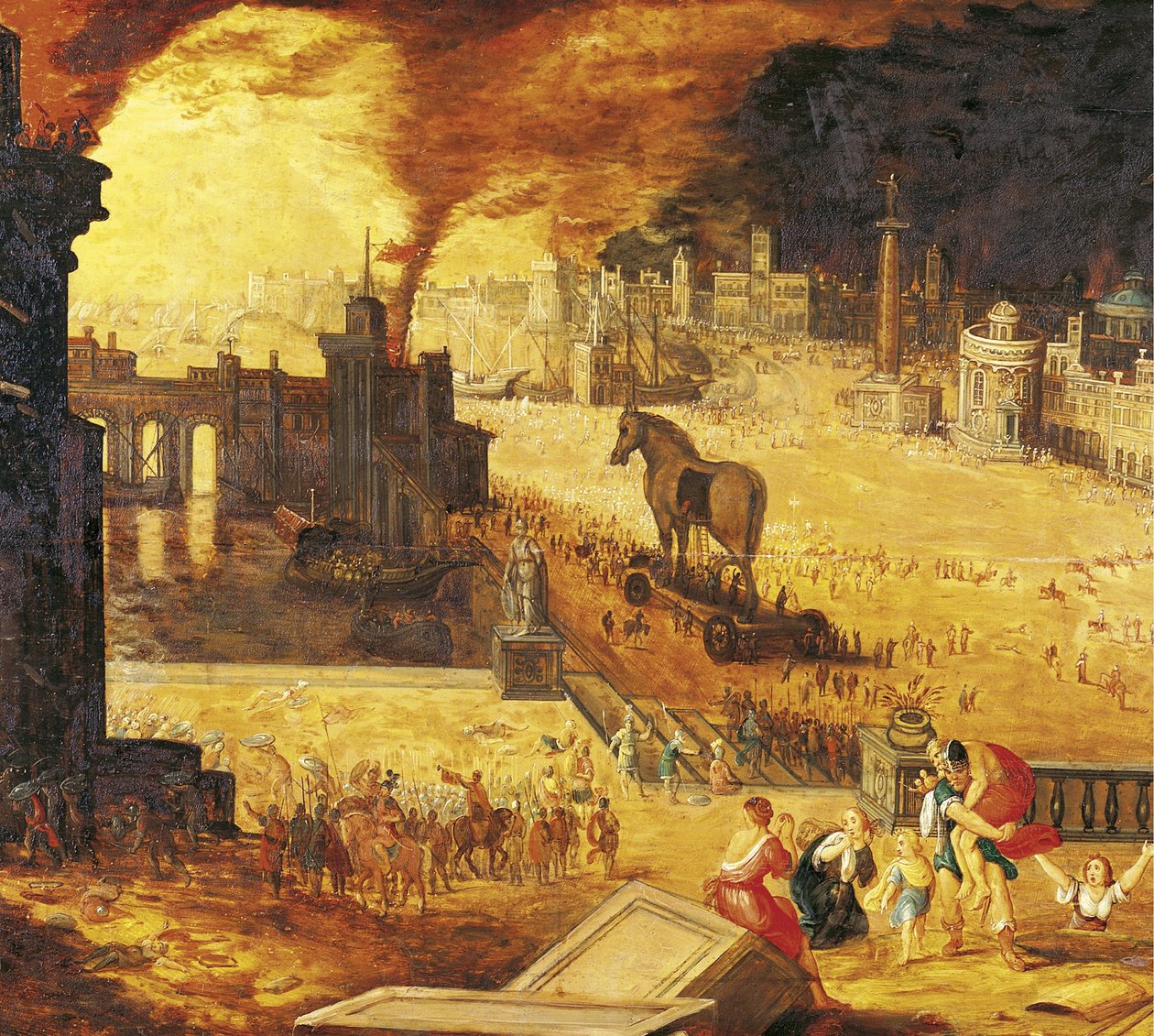 Truva Kuşatması, 17. yüzyıl by Unbekannt