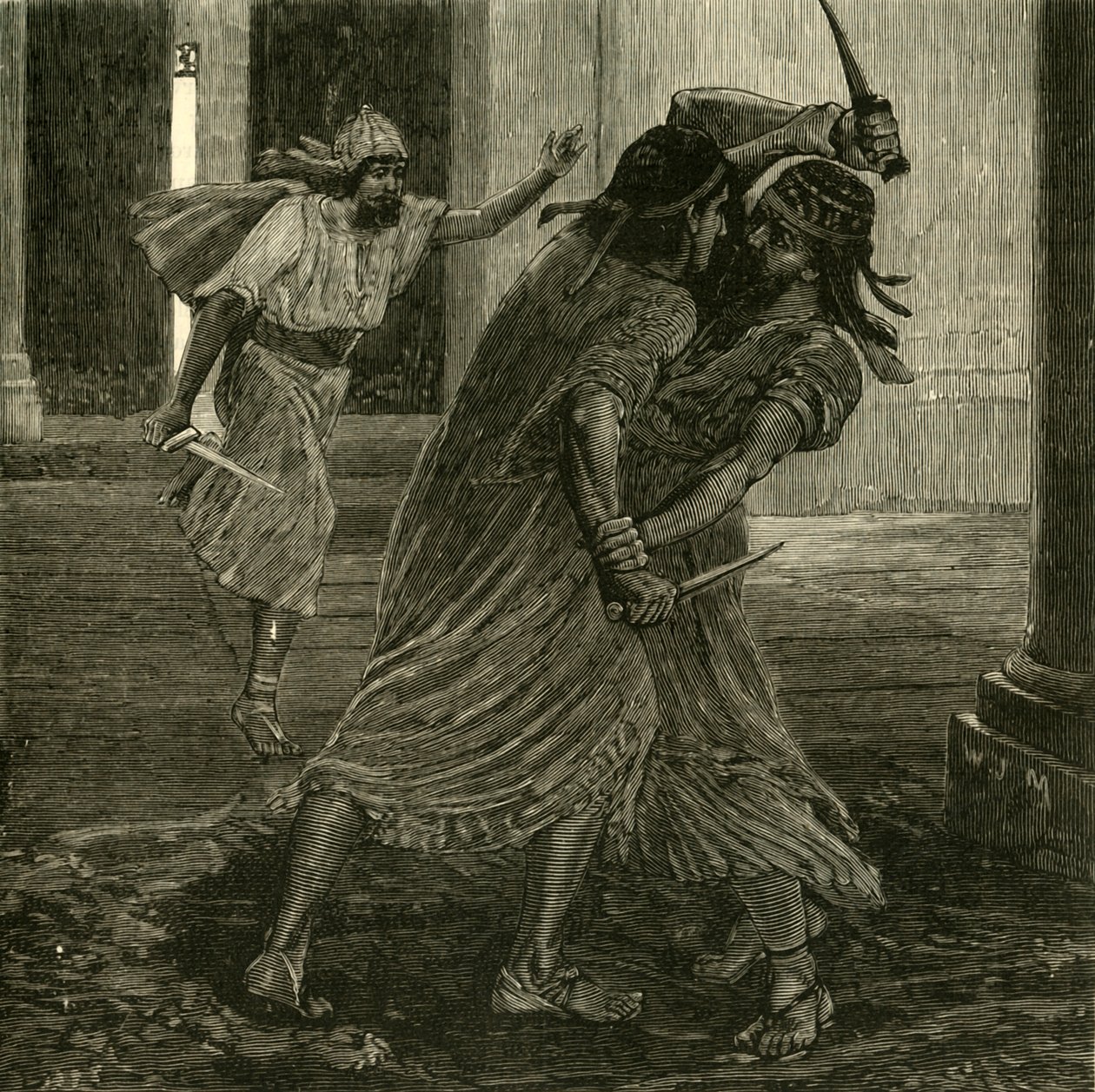 Gomatlar ve Gobryas Arasındaki Mücadele, 1890. by Unbekannt