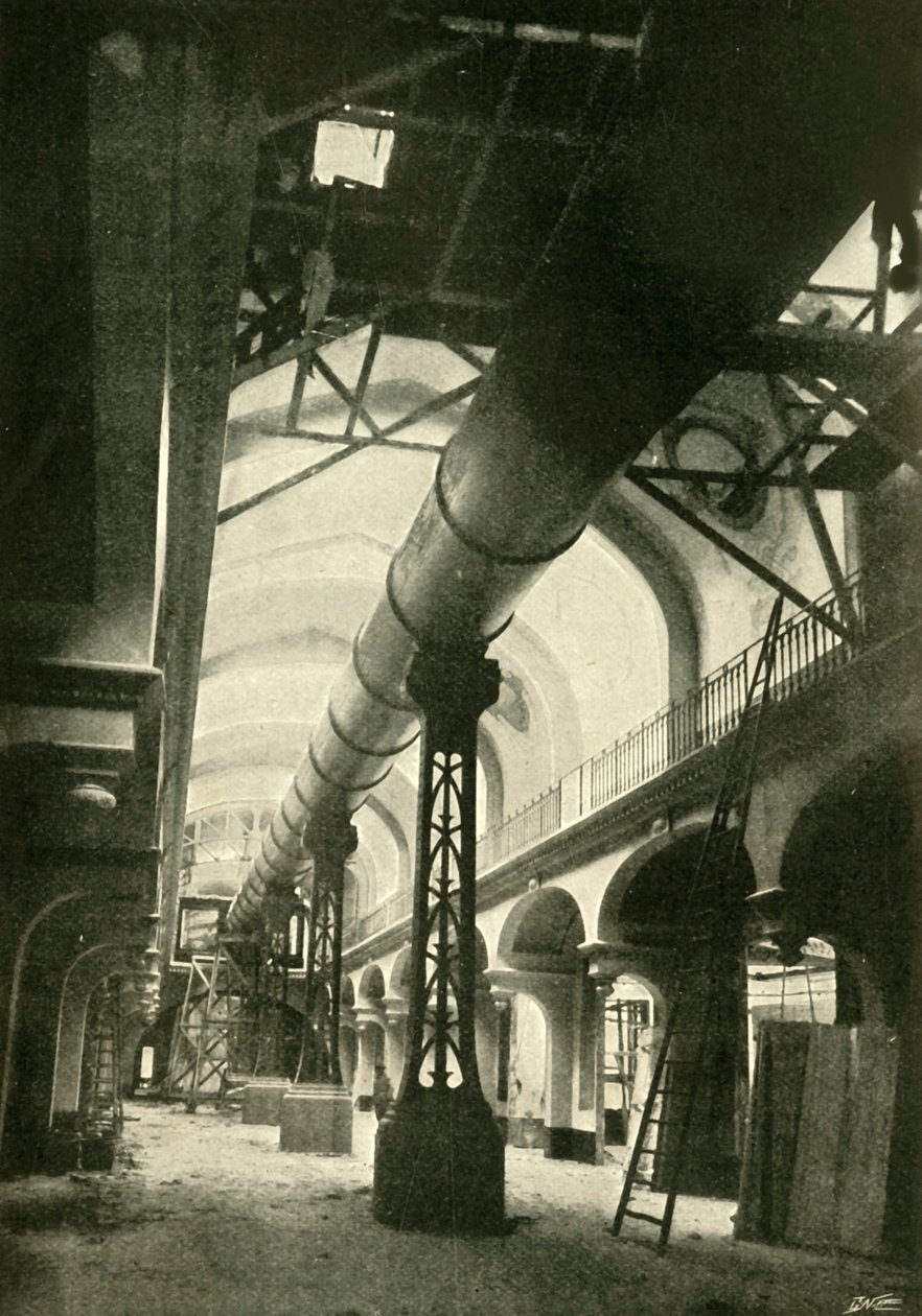 Teleskop Tamamlandı, 1900. by Unbekannt