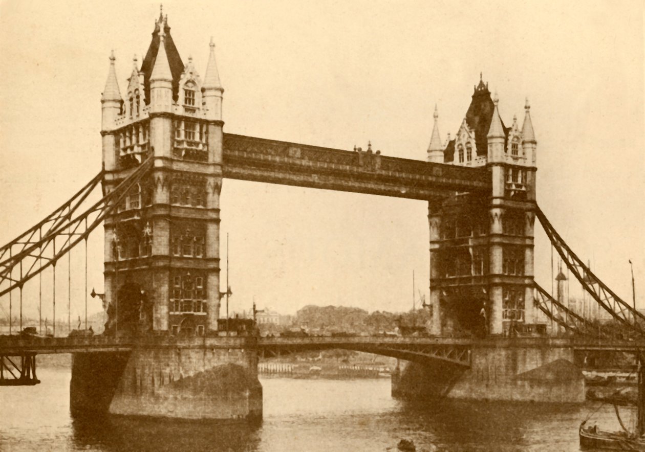 Tower Bridge, Londra, 1930. by Unbekannt