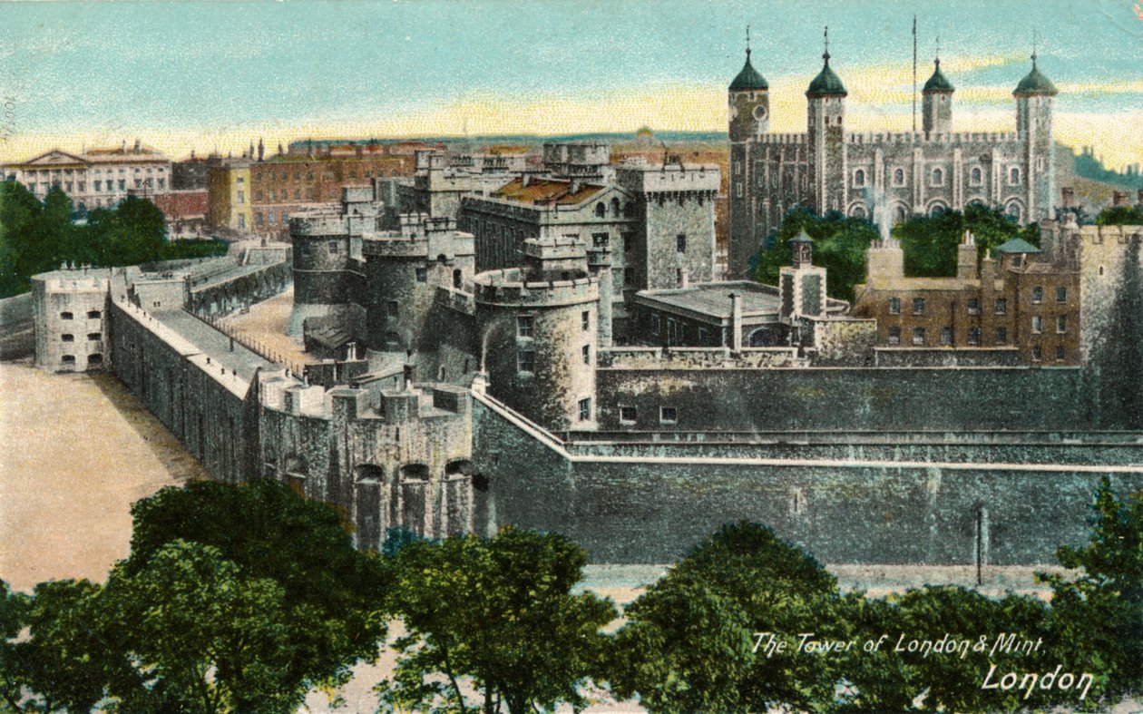 Londra Kulesi ve Nane, Londra, c1910. by Unbekannt