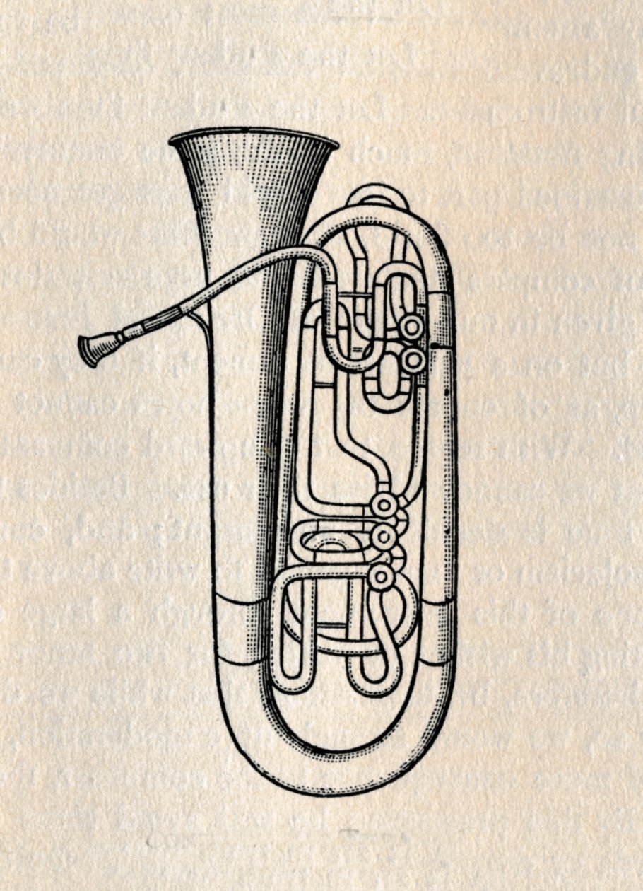 Tuba - Kontra Bas Tuba, 1895. by Unbekannt