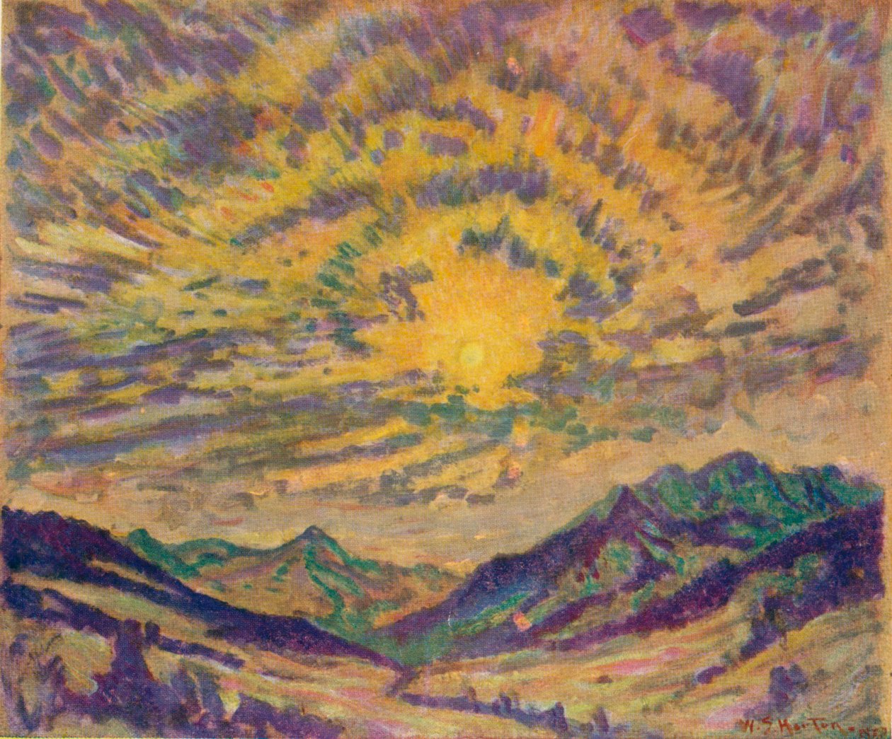 Kış Güneşi, c1885-1925, 1925 by Unbekannt