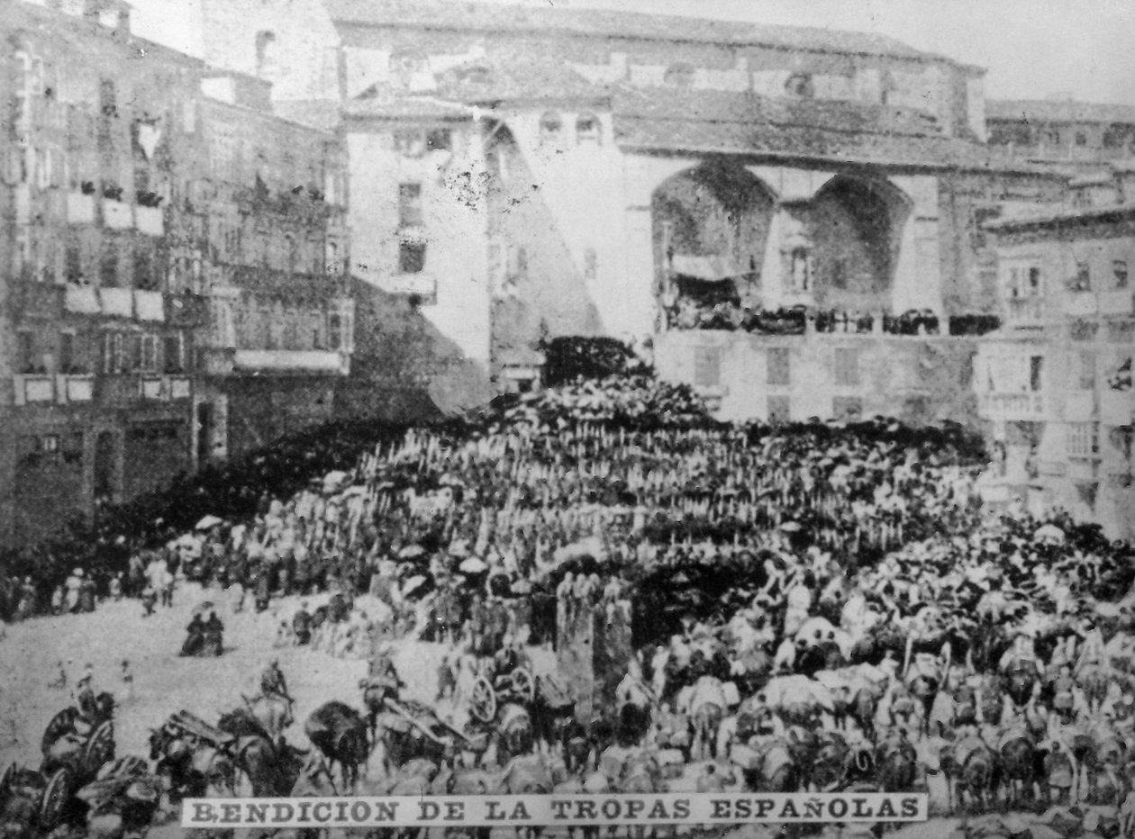 İspanyol birliklerinin kutsaması, 1890