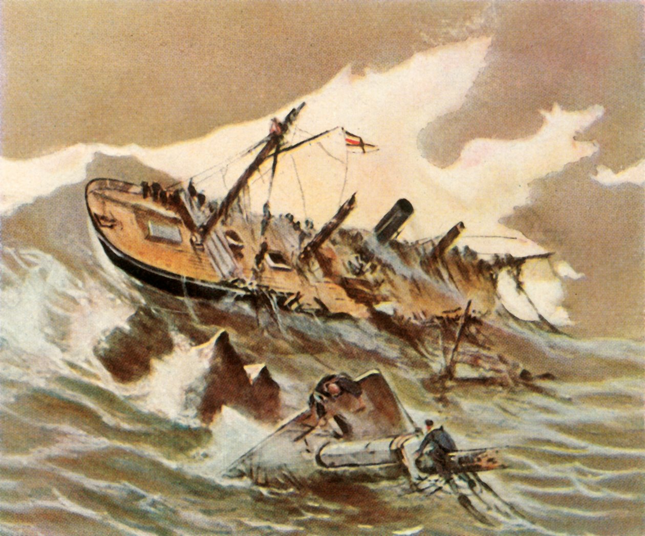Silah gemisi Iltis harap oldu, 1896, 1936. by Unbekannt
