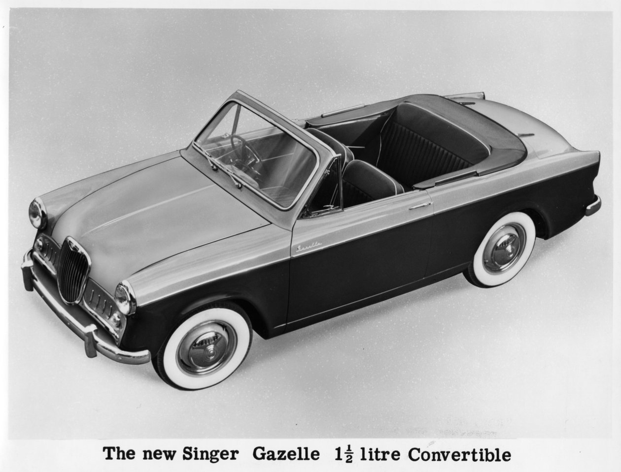 Yeni Singer Gazelle 1.5 litre üstü açılır araba, c1956-c1958 by Unbekannt