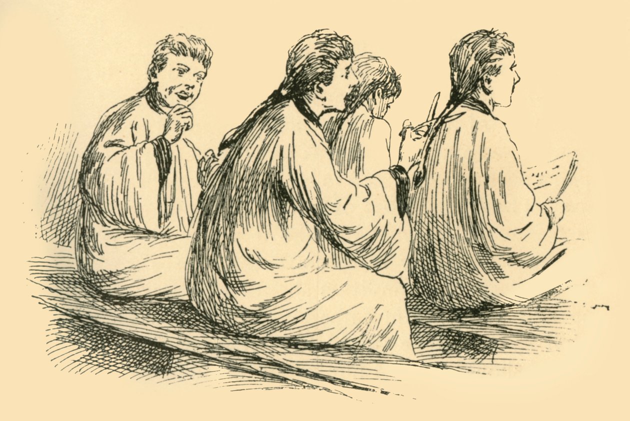 Heyecan verici saç örgüsü, 1907. by Unbekannt
