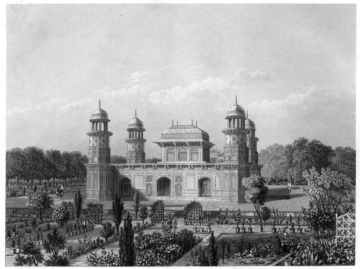 Itimad-Ud-Daula'nın mezarı, Agra, Hindistan, c1860 by Unbekannt