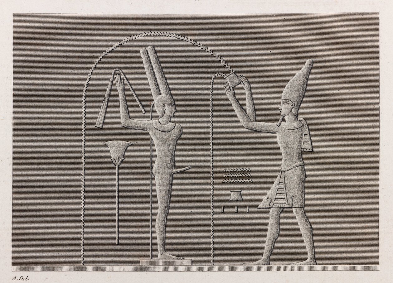 Teb: Karnak, yakın çekim by Unbekannt