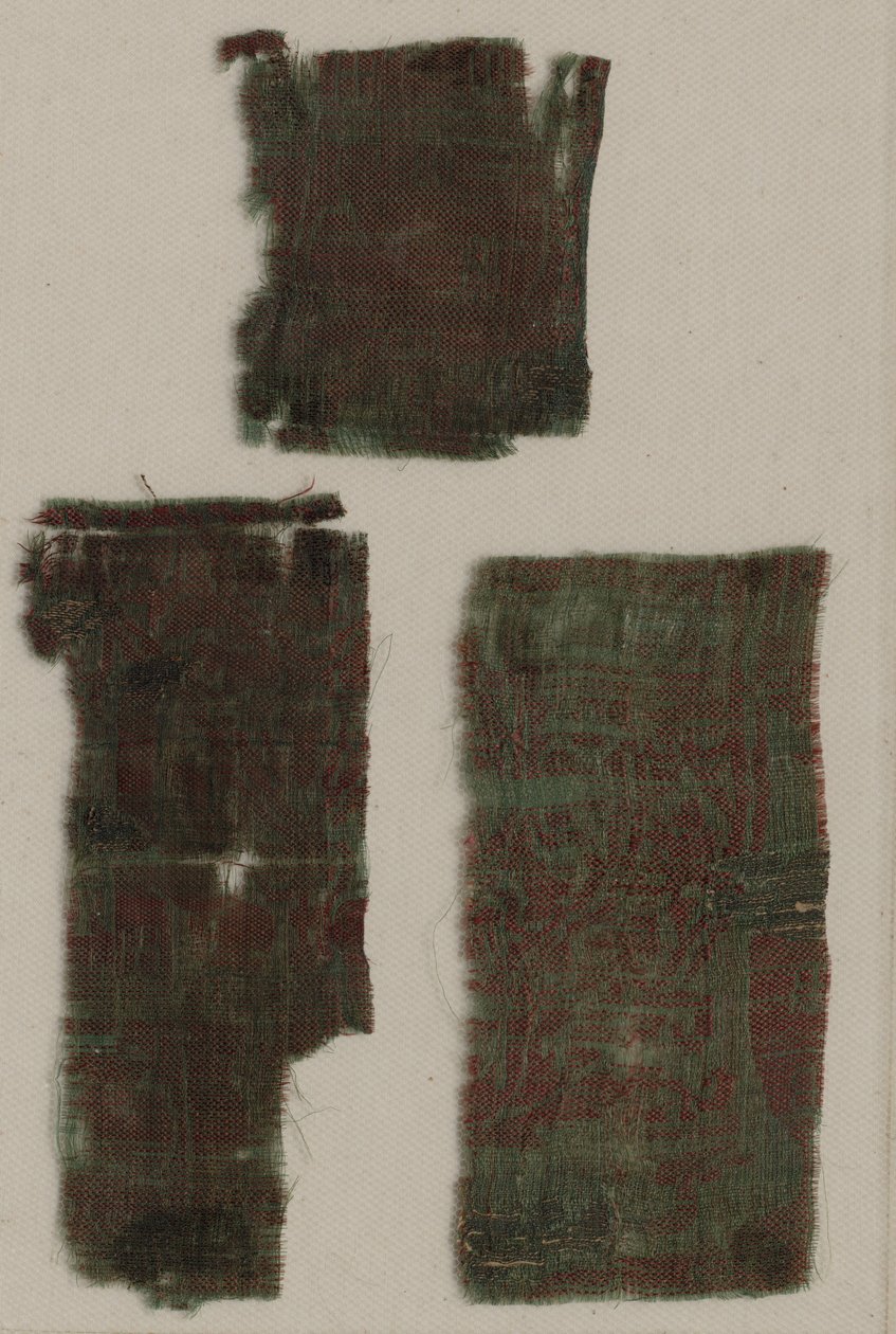 İtalyan Gotik İpeğinin Üç Parçası, 1300