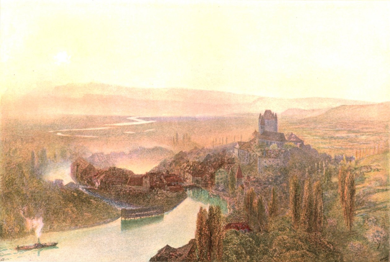Thun, Akşam, c1870, c1900. by Unbekannt