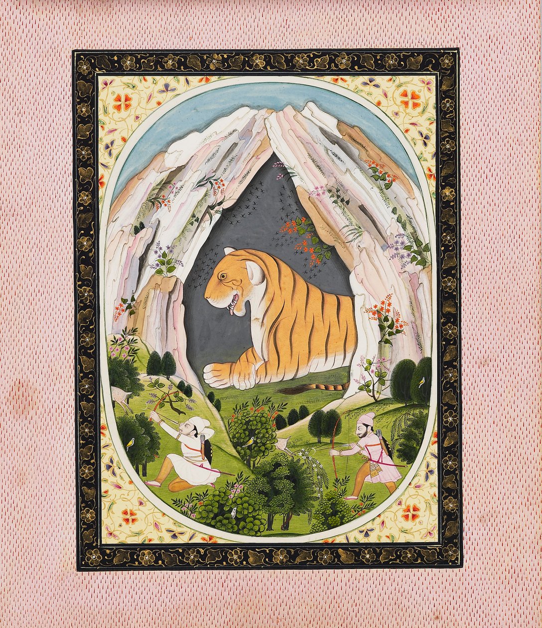 Bir mağarada kaplan, c1810 by Unbekannt