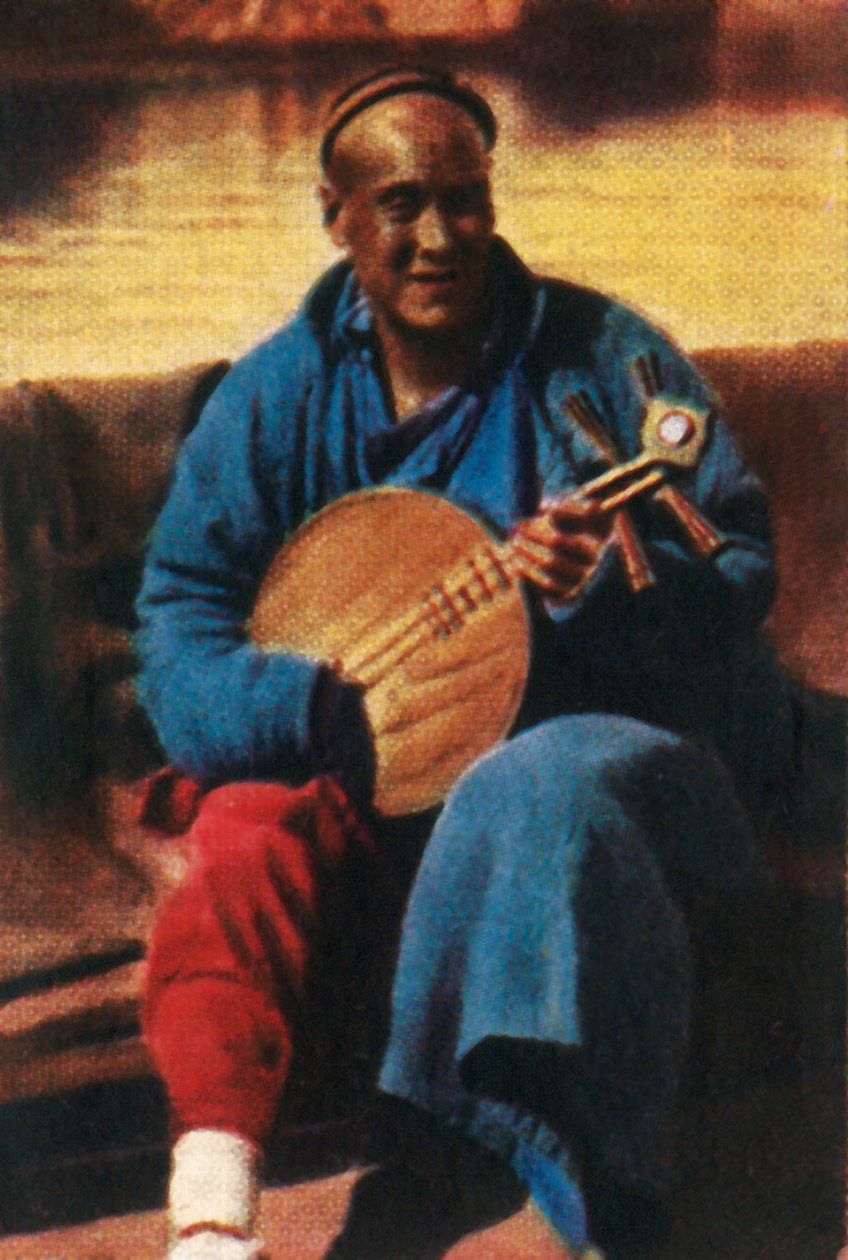 Gezici müzisyen, Çin, c1928. by Unbekannt