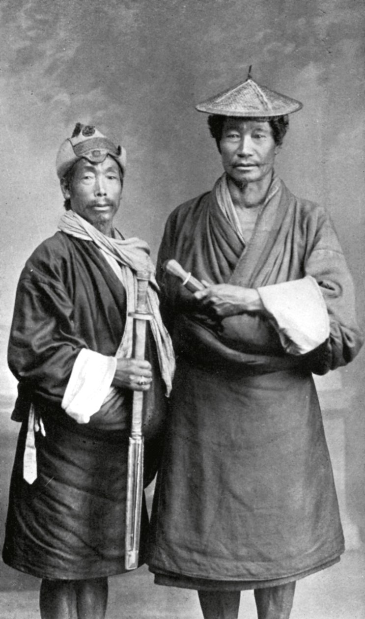 İki Sikkimli adam, c1910 by Unbekannt
