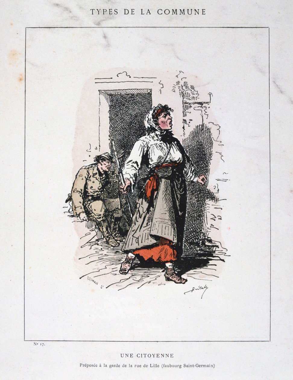 Bir Vatandaş, Paris Komünü, 1871. by Unbekannt