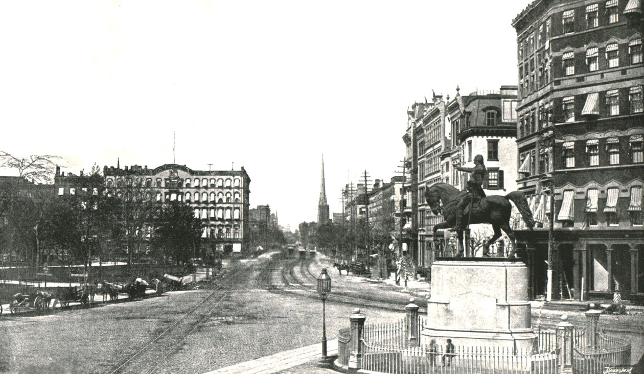 Union Square, New York, ABD, 1895. by Unbekannt