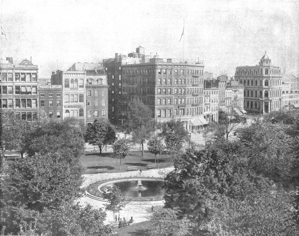 Union Square, New York, ABD, c1900. by Unbekannt