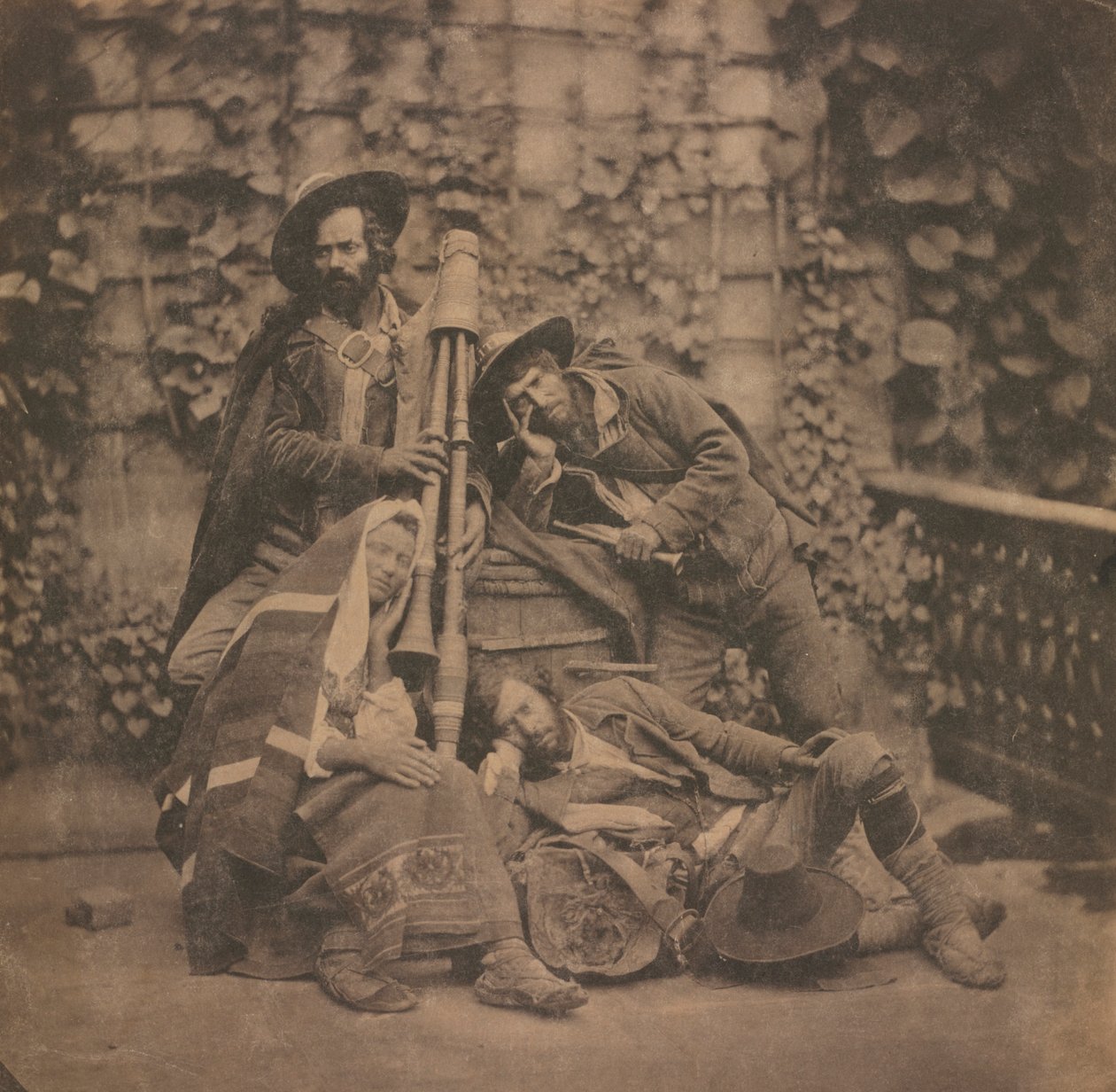 İsimsiz Pifferari, c. 1851-1855. by Unbekannt