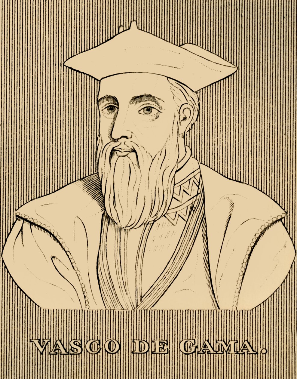Vasco da Gama, c1460s-1524, 1830. by Unbekannt