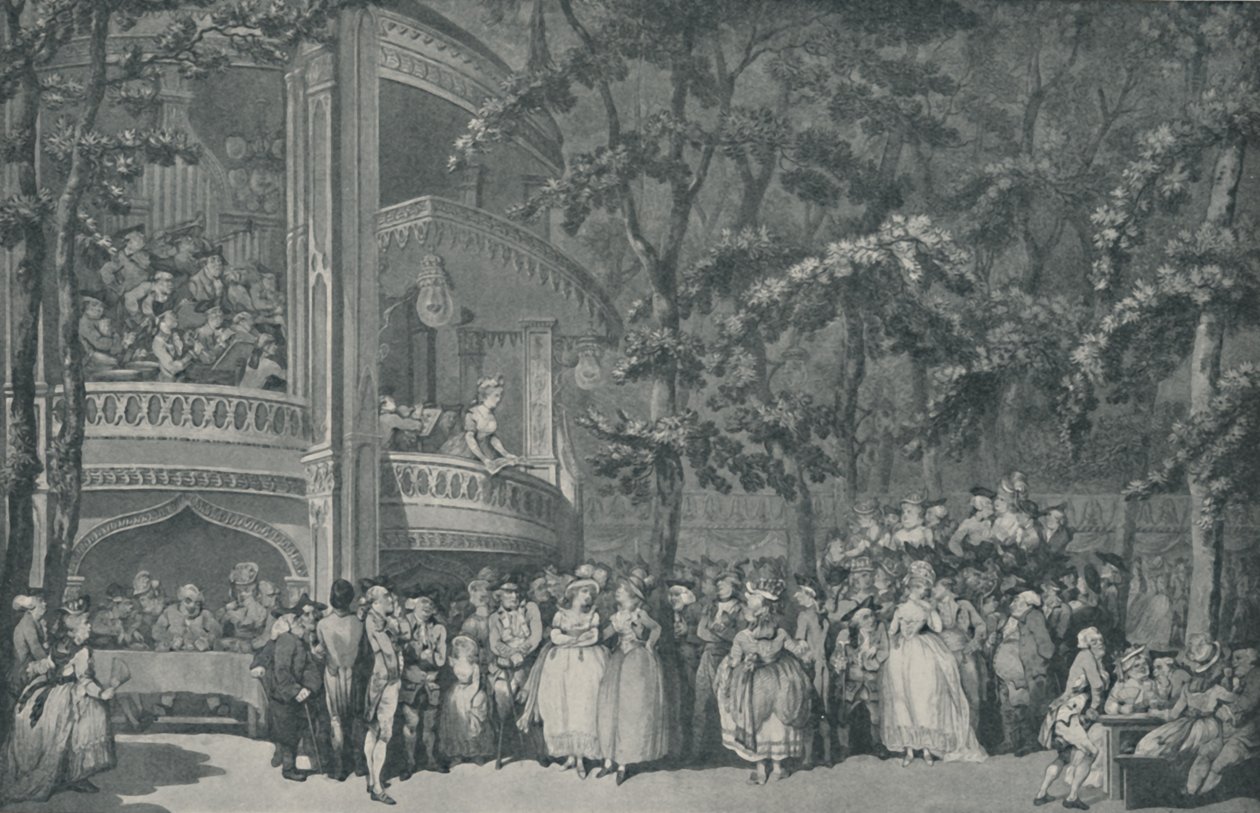 Vauxhall Bahçeleri, 1785, 1920 by Unbekannt