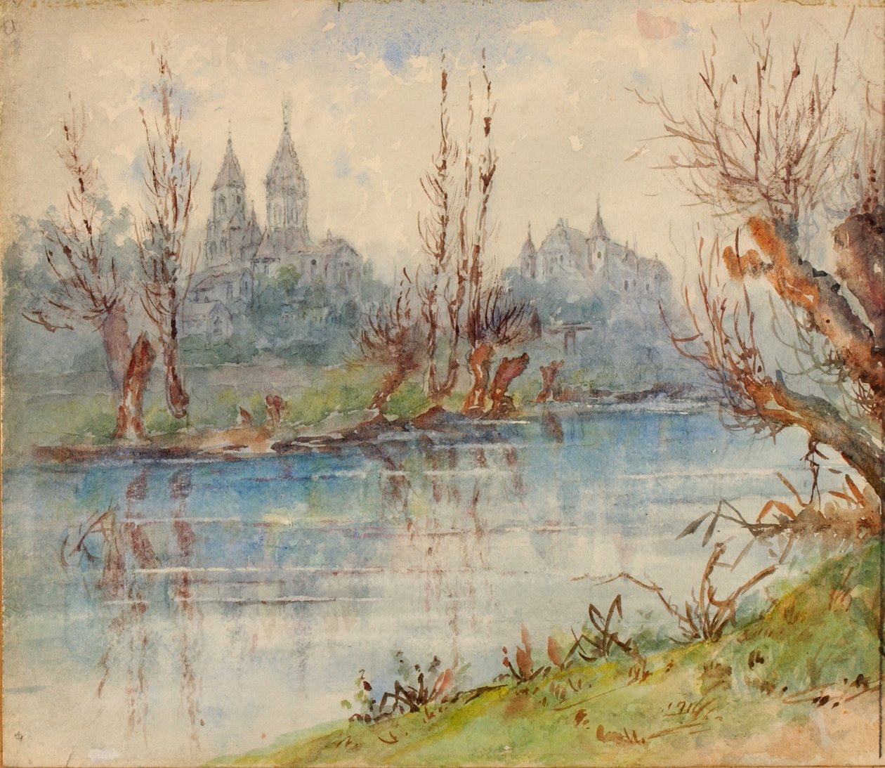 Katedral ve Sarayların Görünümü, n.d. by Unbekannt