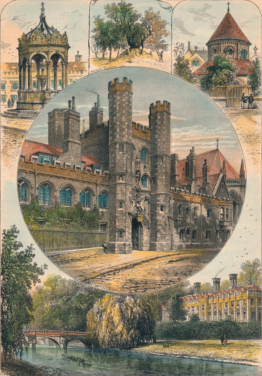 Cambridge ve hakkındaki görüşler, c1890. by Unbekannt