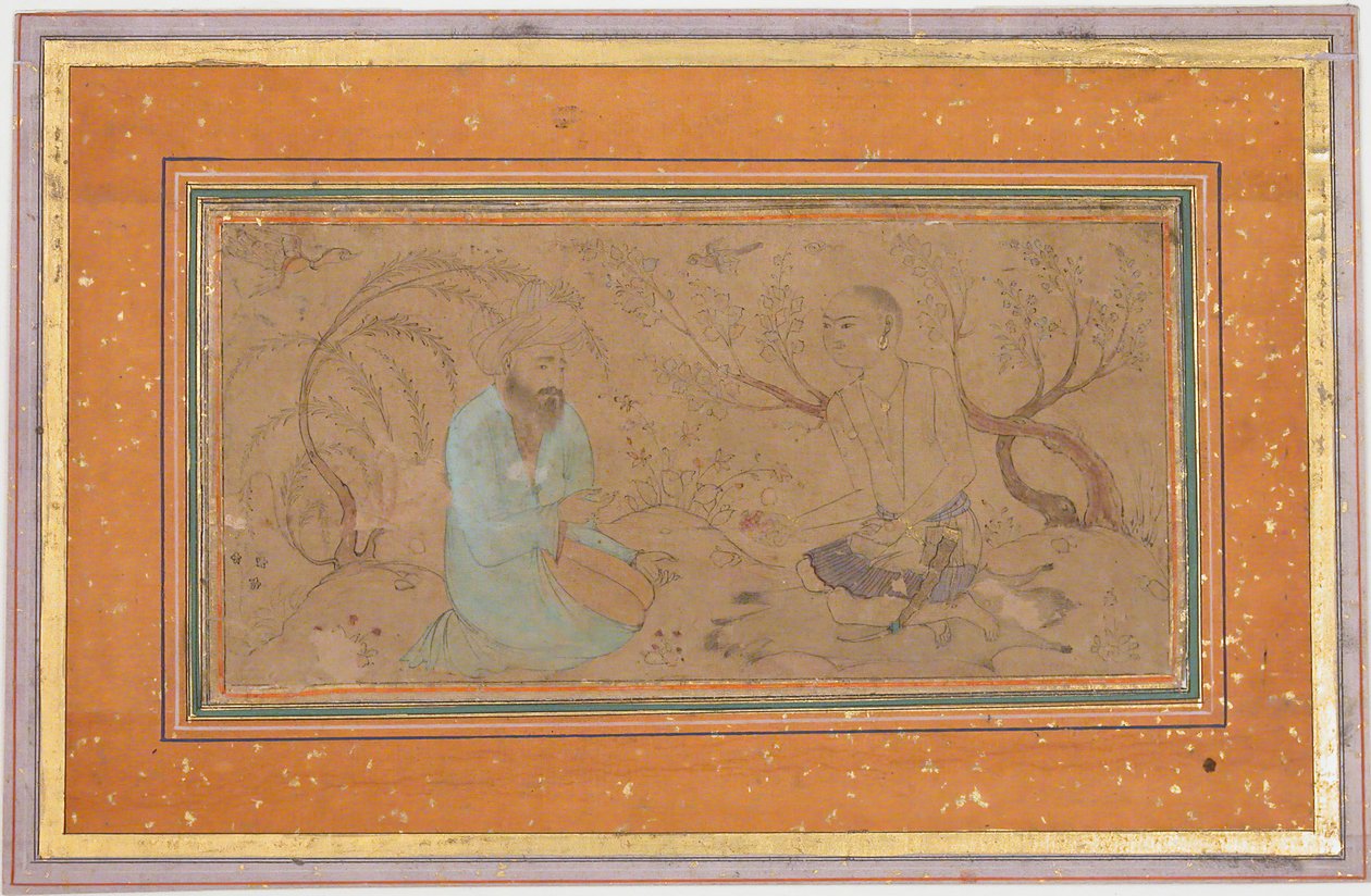 Bir Münzevi ziyareti, 17. yüzyıl. by Unbekannt
