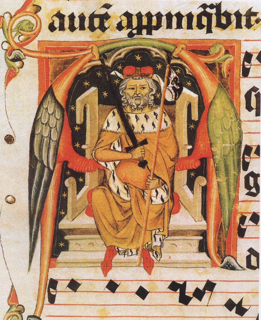 Vysehrad antiphonary gelen Bohemyalı Vratislaus II by Unbekannt