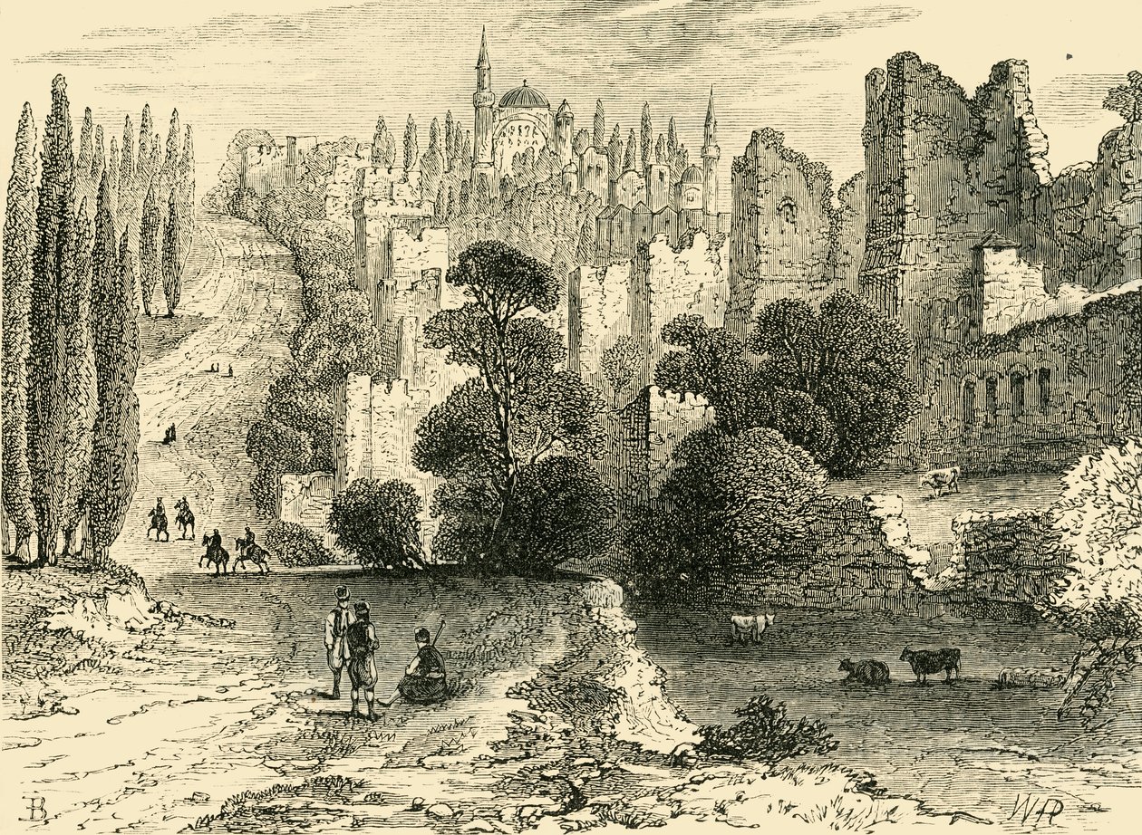Onaltıncı Yüzyılda Konstantinopolis Surları, 1890. by Unbekannt