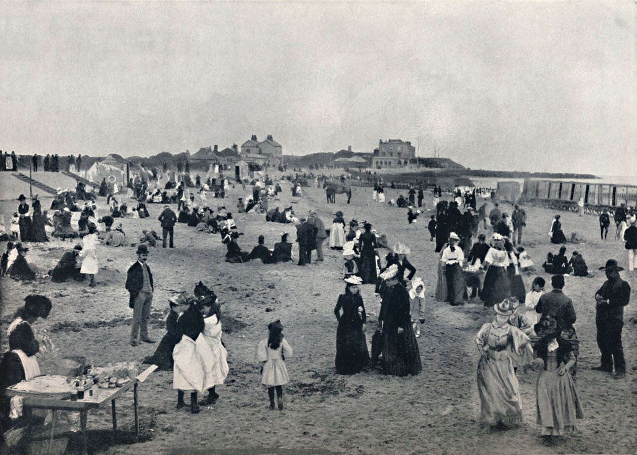 Walton-on-the-Naze - Sahilde Sahne, 1895 by Unbekannt