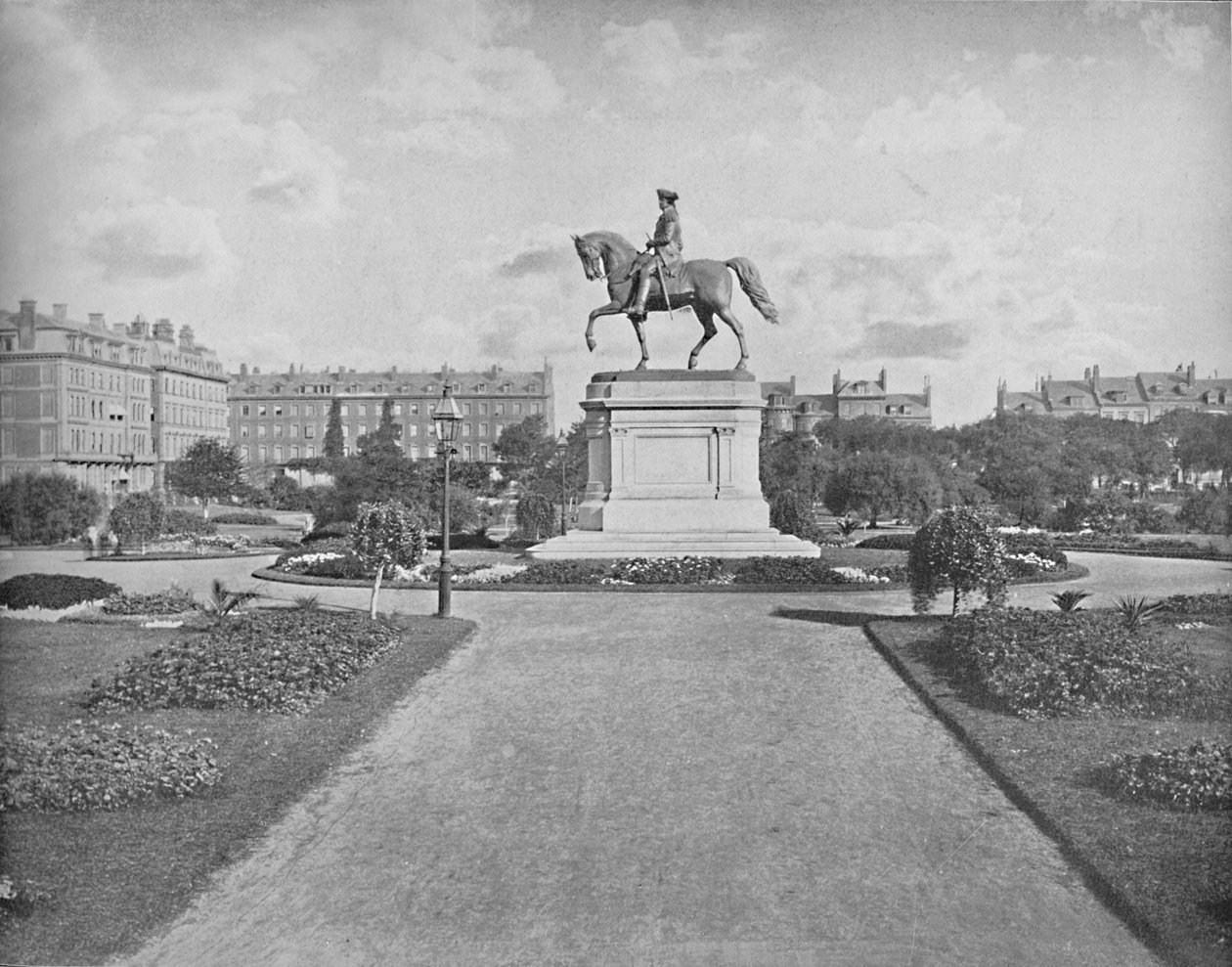 Washington Heykeli, Halk Bahçesi, Boston, c1897. by Unbekannt
