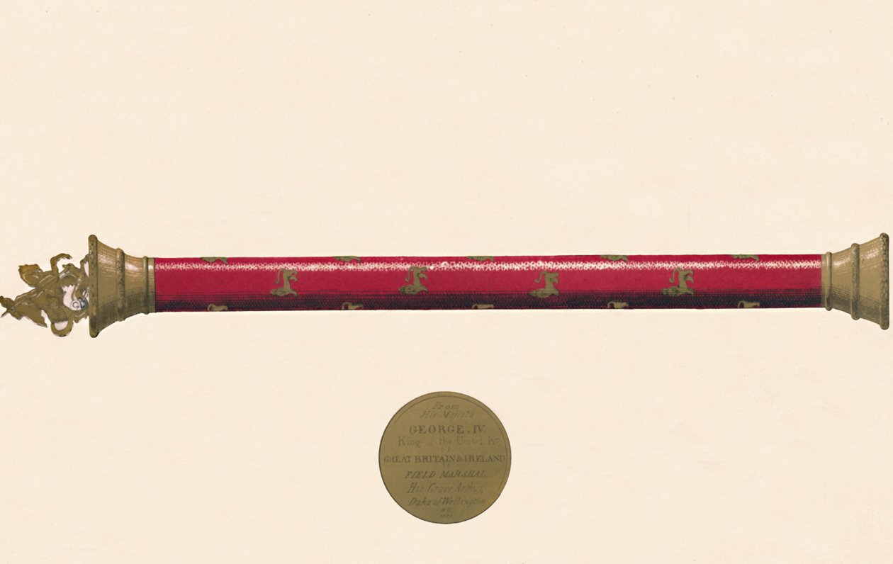 Wellingtons Field Marshals Baton, 19. yüzyıl by Unbekannt