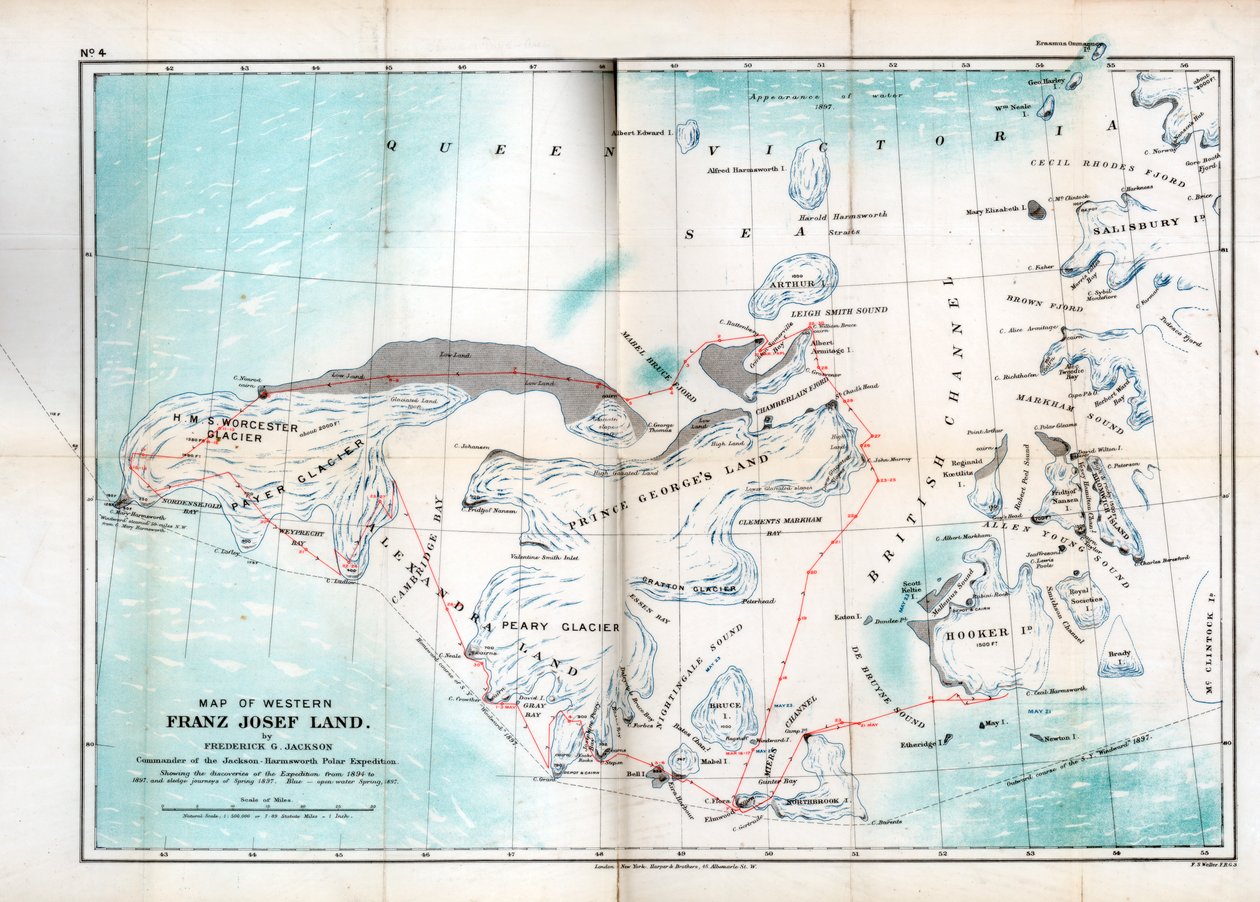 Batı Franz Josef Land, 1899 by Unbekannt