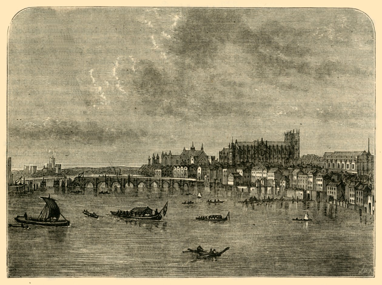 Westminster Köprüsü, 1881. by Unbekannt