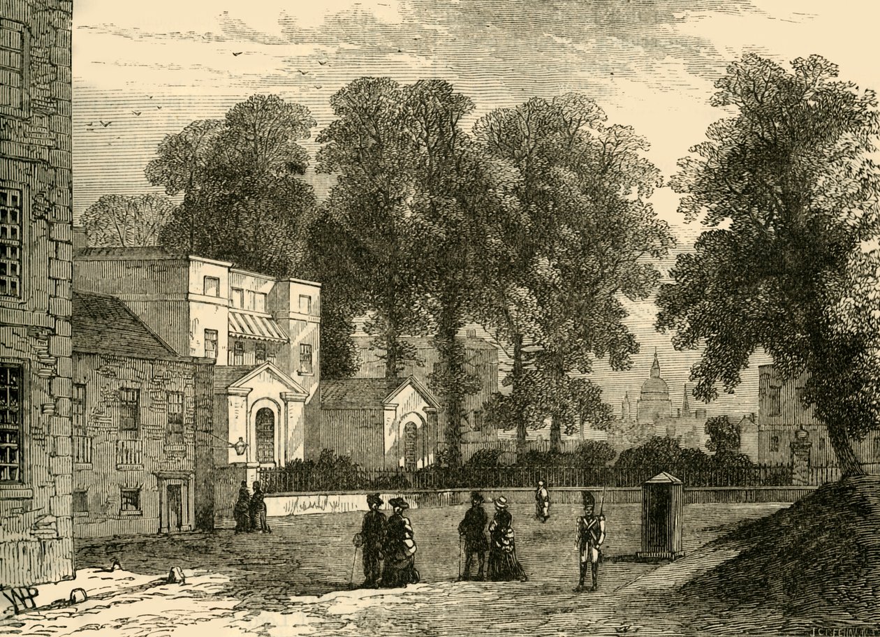 Whitehall Yard, 1881. by Unbekannt