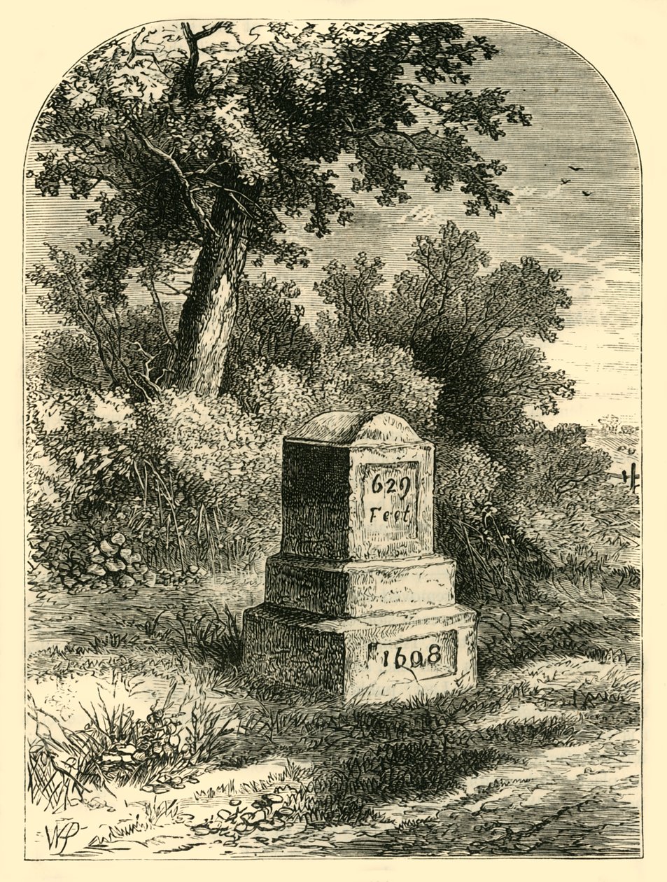 Whittingtons Stone, 1820, c1876. by Unbekannt