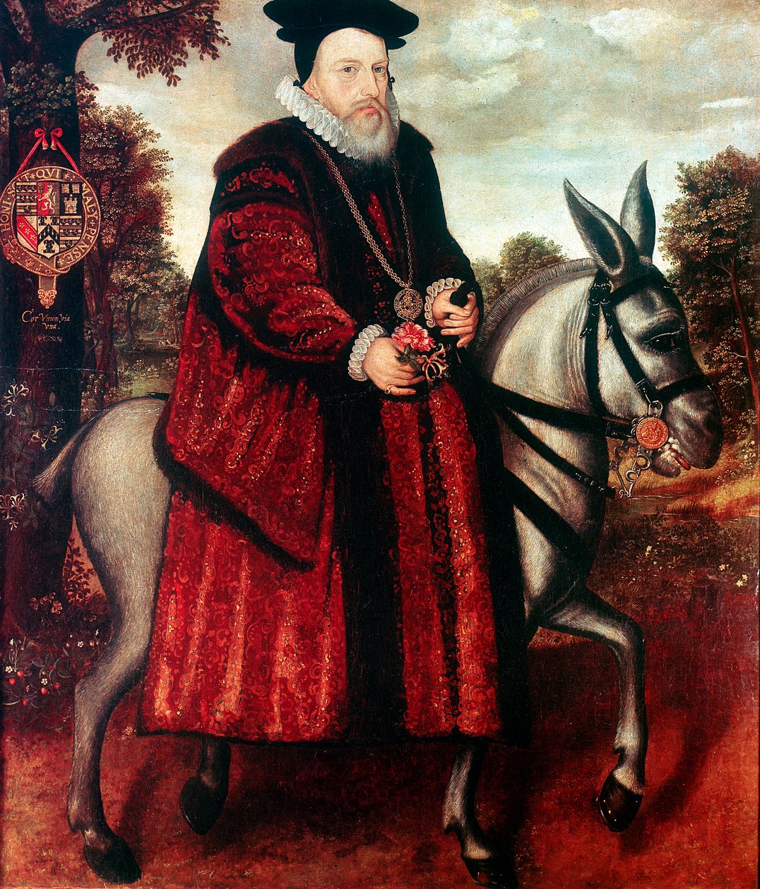 William Cecil, 1 Baron Burghley 1520-1598, İngiliz devlet adamı by Unbekannt