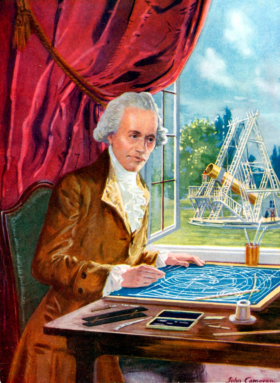 William Herschel 1738-1822 Almanya doğumlu İngiliz astronom by Unbekannt