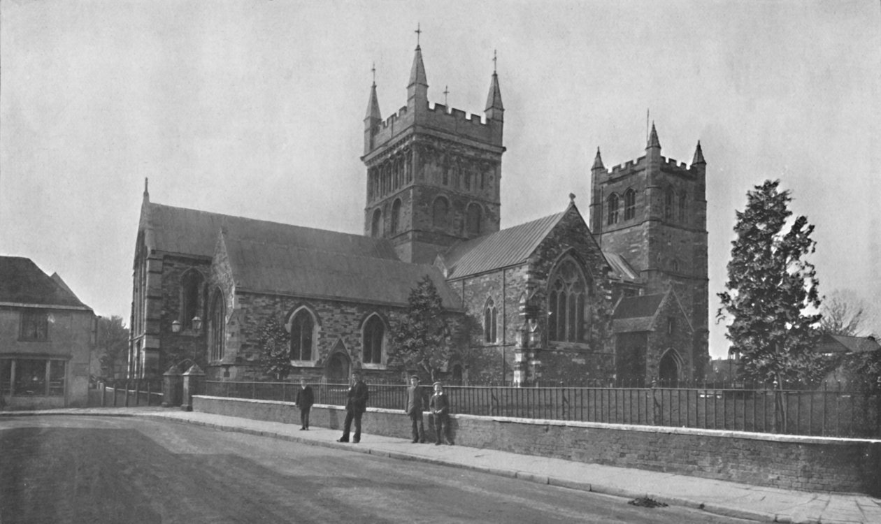 Wimborne Minster, c1910 by Unbekannt
