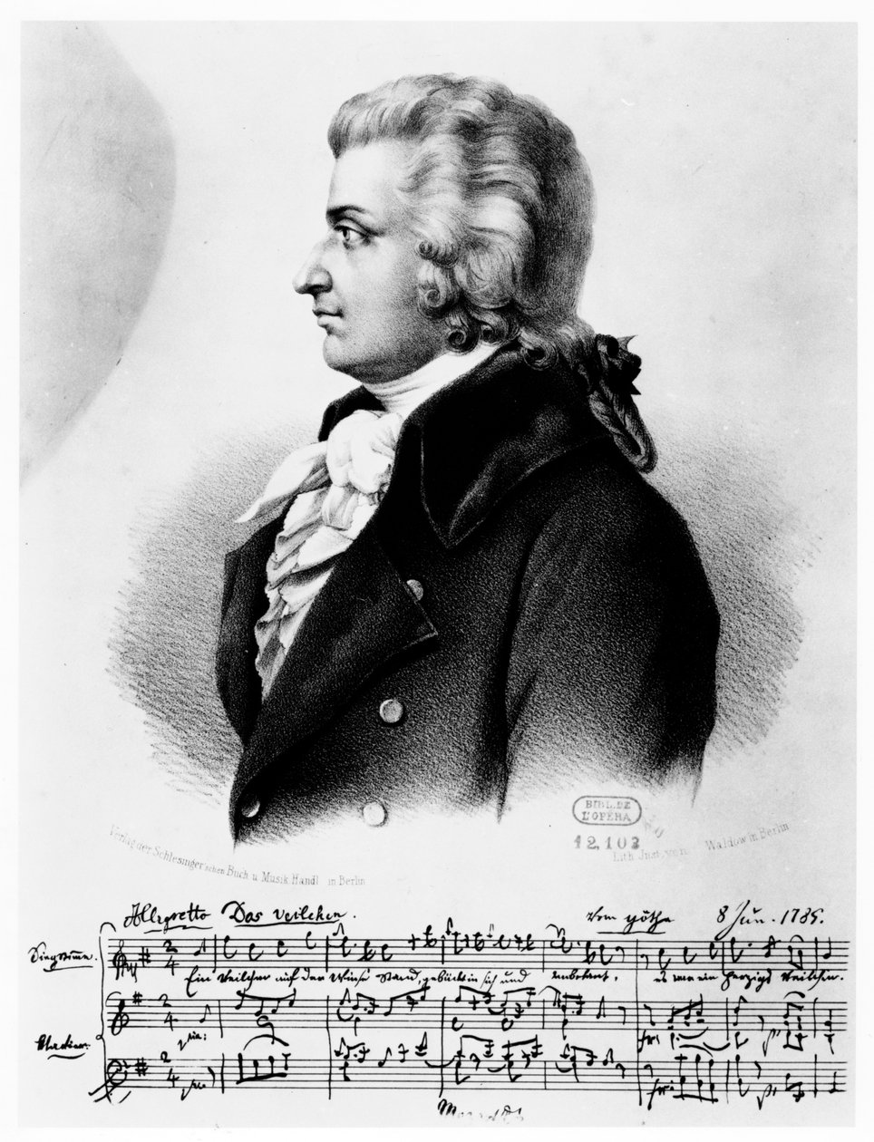 Wolfgang Amadeus Mozart 1756-1791, c1790 by Unbekannt