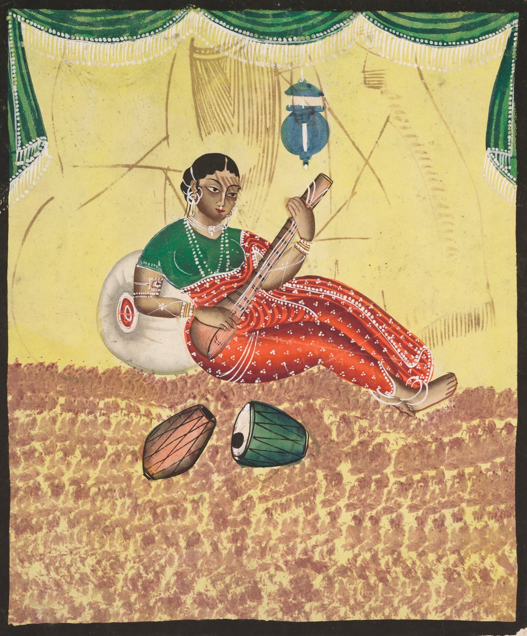 Müzik Çalan Kadın, 1800