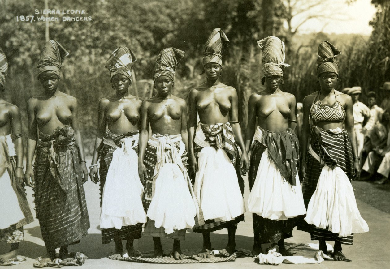 Kadın dansçılar, Sierra Leone, 20. yüzyıl by Unbekannt