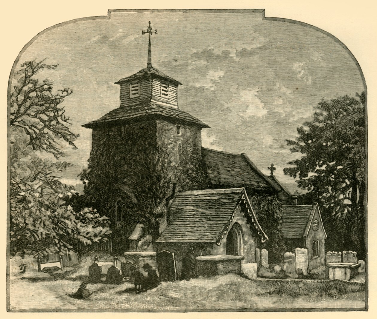 Wooton Kilisesi, 1898. by Unbekannt