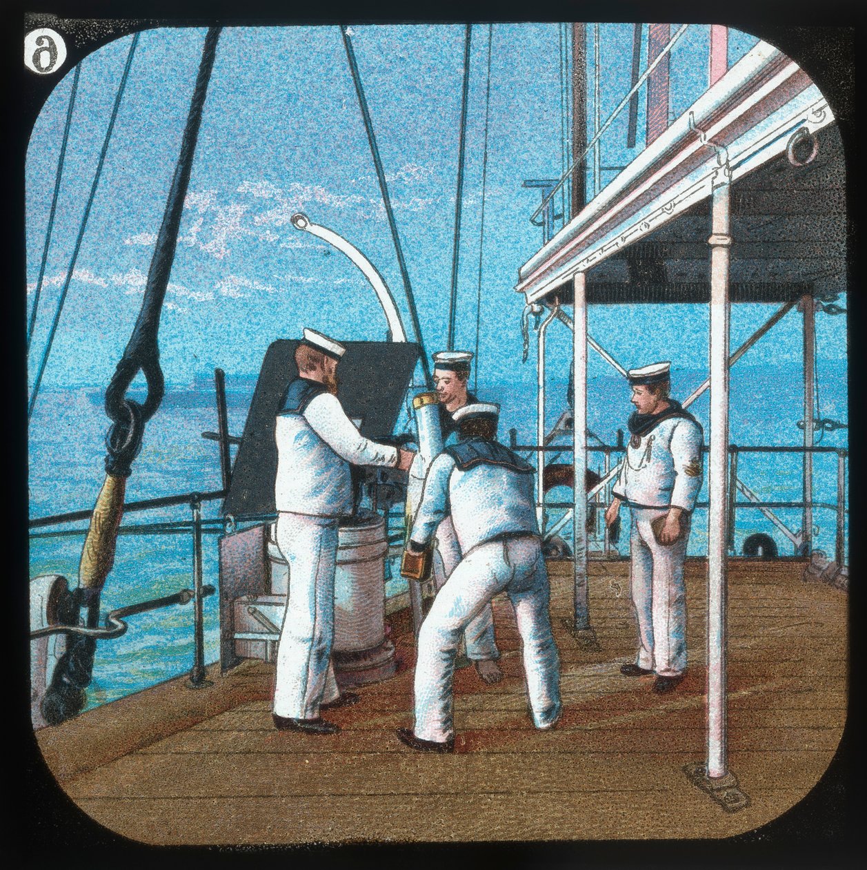 3 librelik çalışmak -- H.M.S. Blake, c1900. by Unbekannt